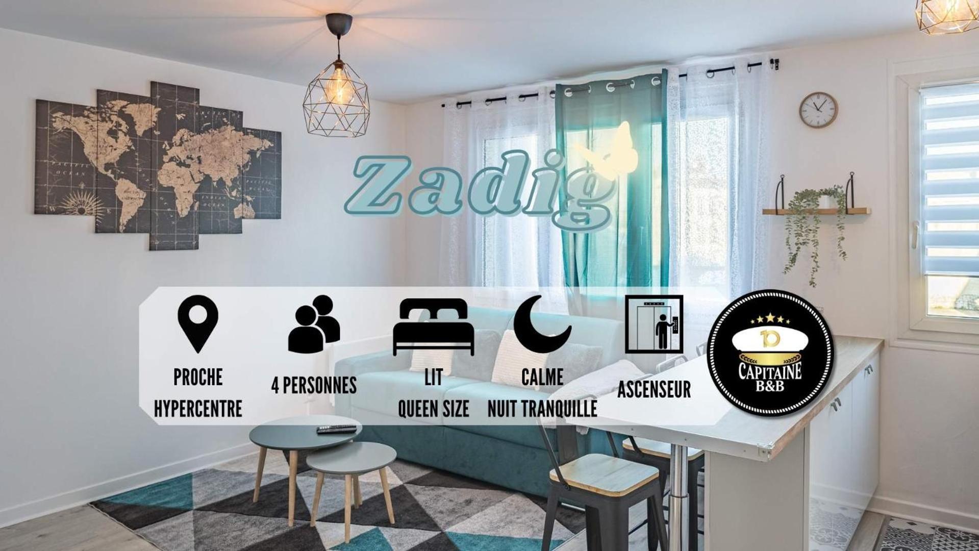 Zadig - Proche Hypercentre - 4 Pers. Apartment Troyes Exterior photo